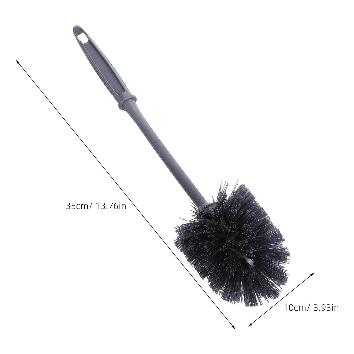 SWANS Wall Mounted Toilet Brush – Long Handle Deep Scrubber Toilet Brush SWANS