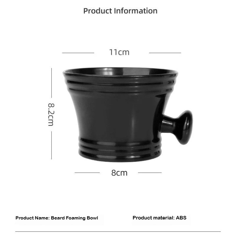 SWANS Large ABS Shaving Soap Bowl – Barber & Home Use Shaving Soap Bowl SWANS