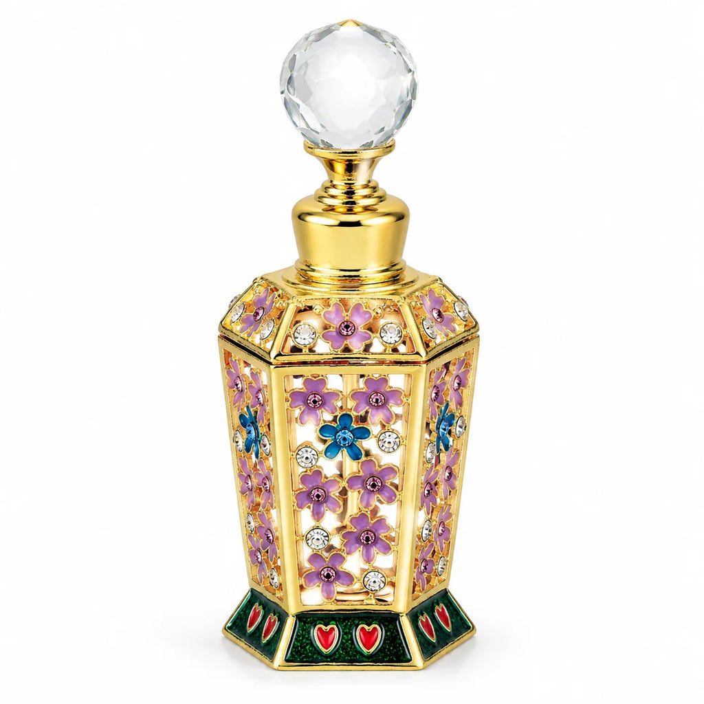 10ml Vintage Refillable Glass Perfume Bottle Crystal Cap Refillable Perfume Bottle SWANS HE202605