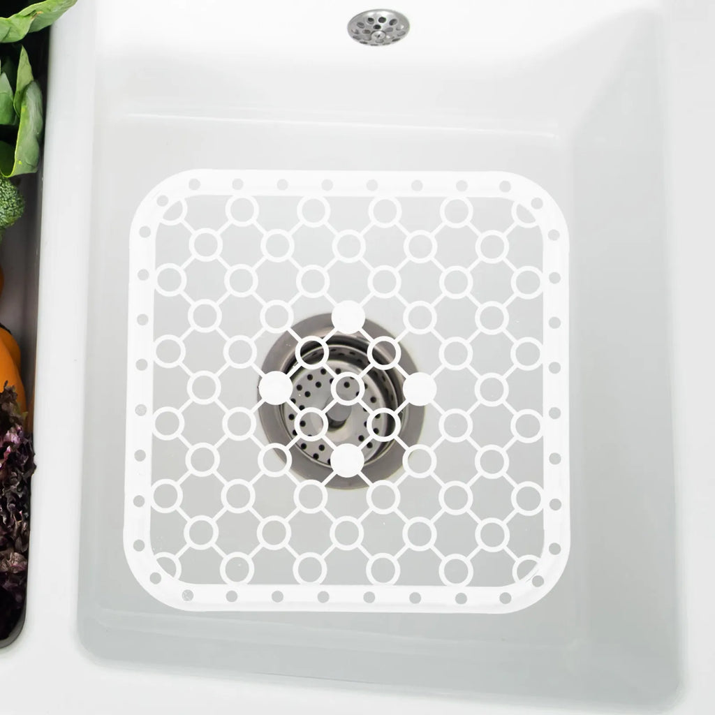 2-Pack Kitchen Sink Protector Mats – Hollow Drain Pad Sink Protector Mat SWANS