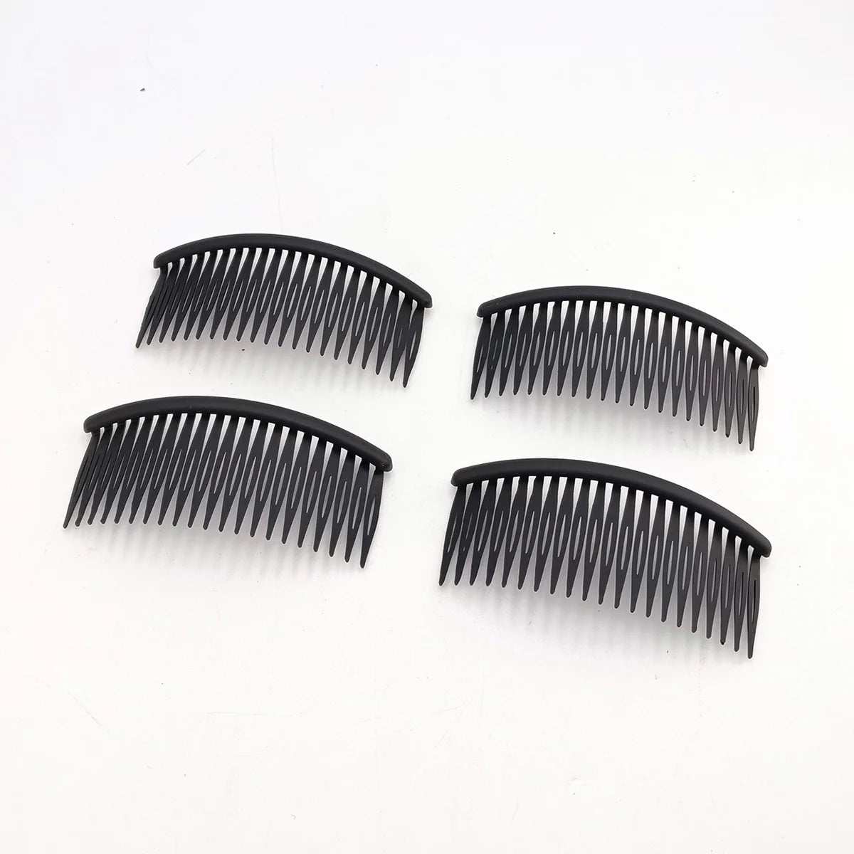 Vintage Curved Hair Side Combs 21 Teeth – 4/8/12 Pack Women Hair Side Combs SWANS 4 PCS C