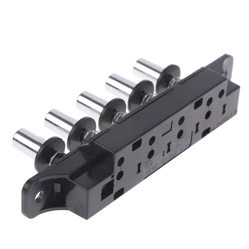 5-Position Plug-In Range Hood Button Switch – Silver Range Hood Part SWANS