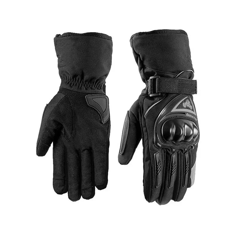 SWANS Windproof Waterproof Motorcycle Gloves | Touch Screen Motorcycle Riding Gloves SWANS Black L