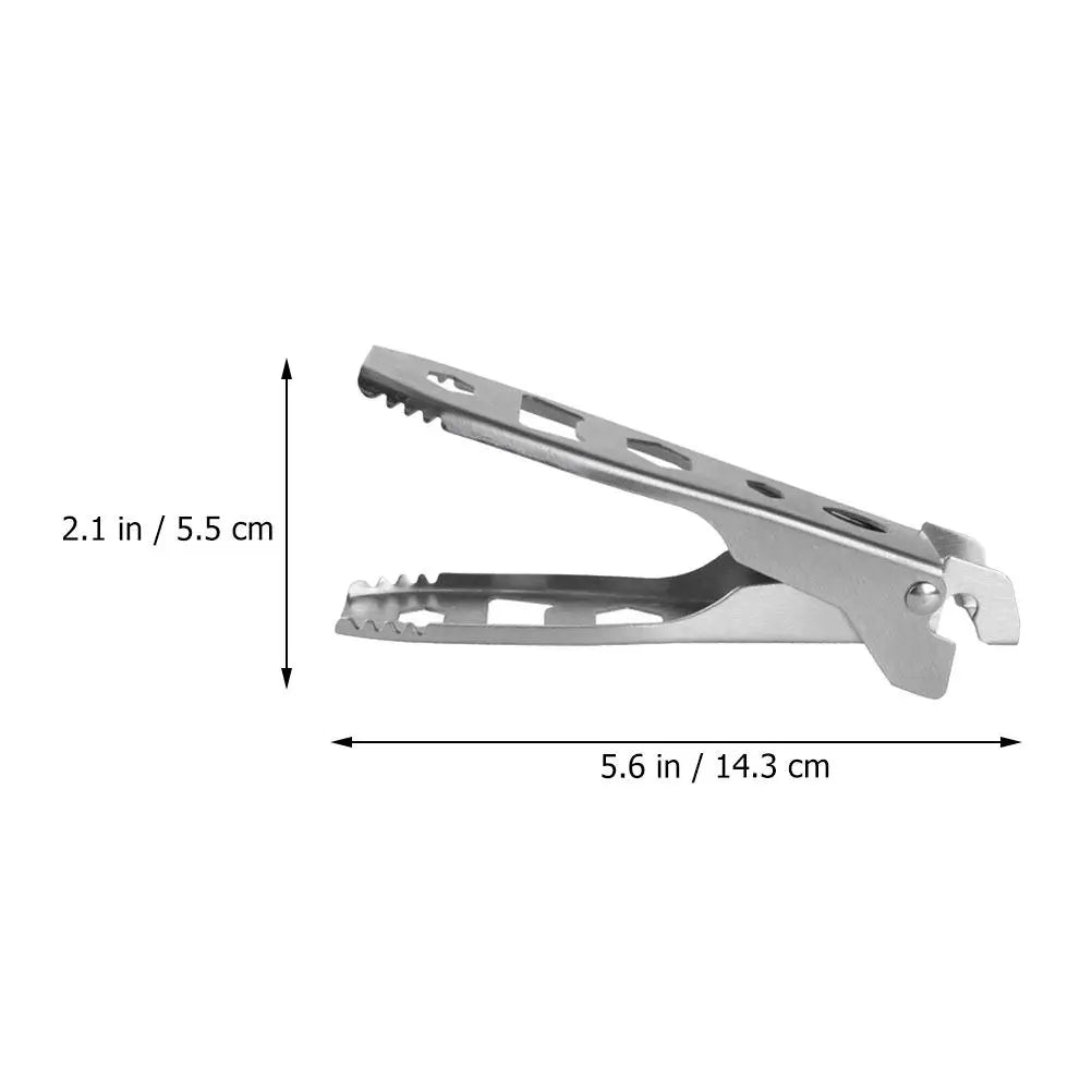 Stainless Steel Pot Clip – Multi-Function BBQ & Camping Tong BBQ Pot Clip Tong SWANS