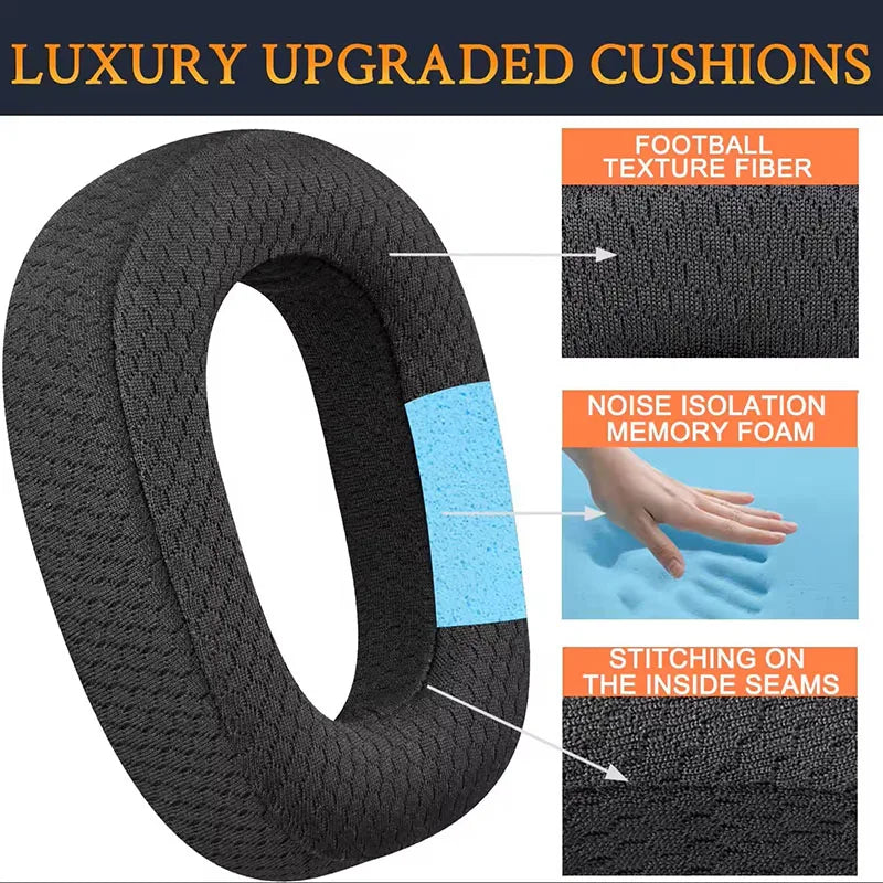 Mesh Replacement Earpads for Logitech G435 – Foam Cushions Headphone Earpads SWANS