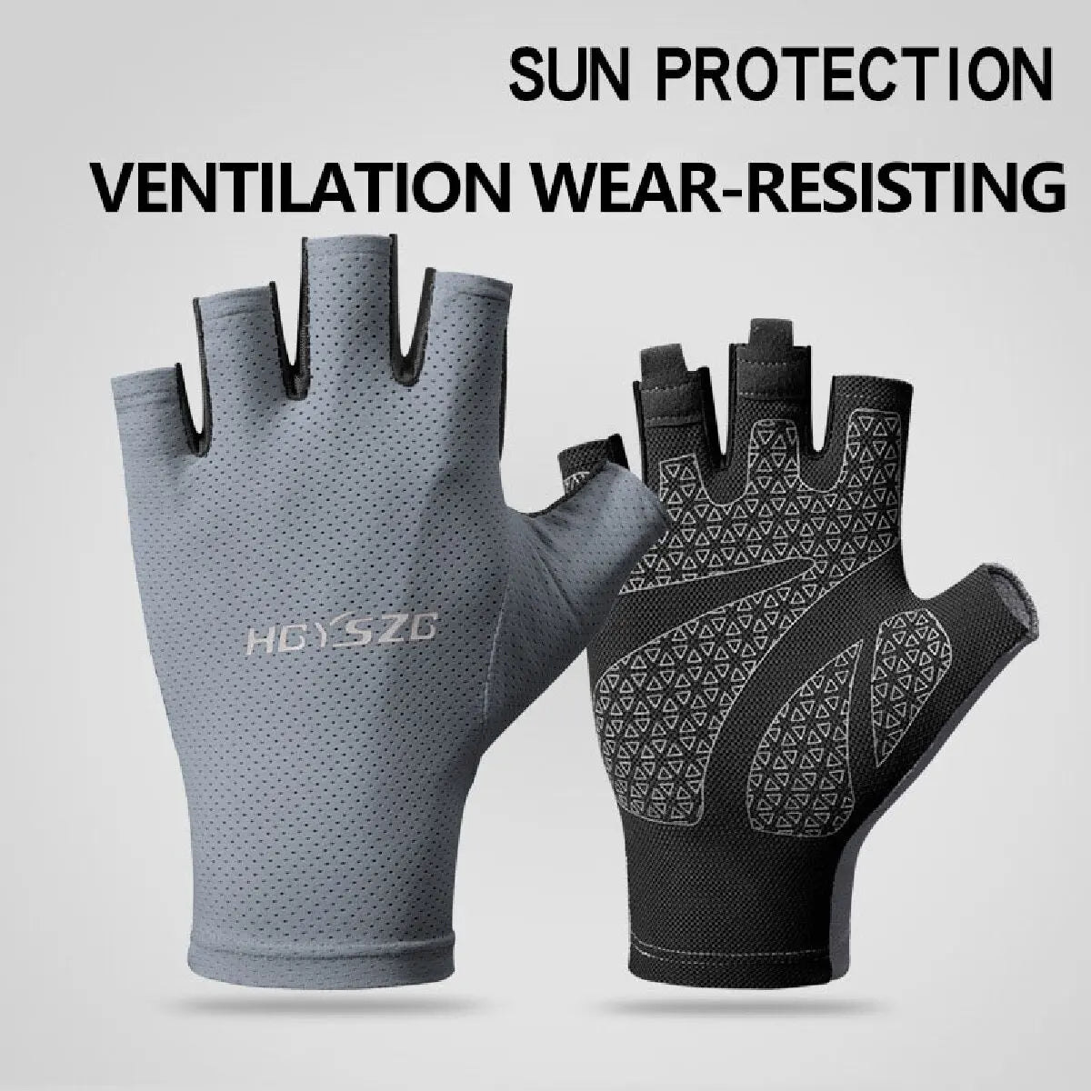 GAFASTWO Fingerless Gloves – Gym, Cycling & Fishing Fingerless Sport Gloves SWANS