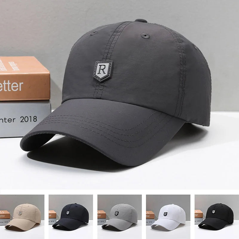 Quick Dry Baseball Cap – Unisex Adjustable Sun Visor Hat Baseball Cap SWANS