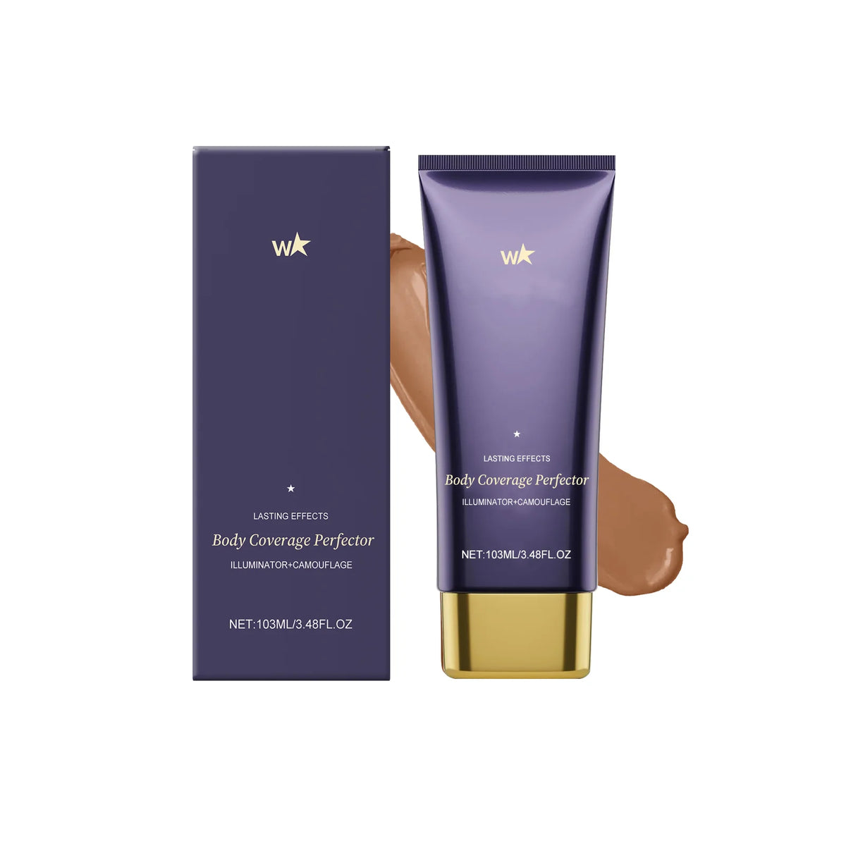 Body Tattoo Concealer – Waterproof Full Coverage Cream 103ml Body Concealer Cream SWANS Bronze Radiance