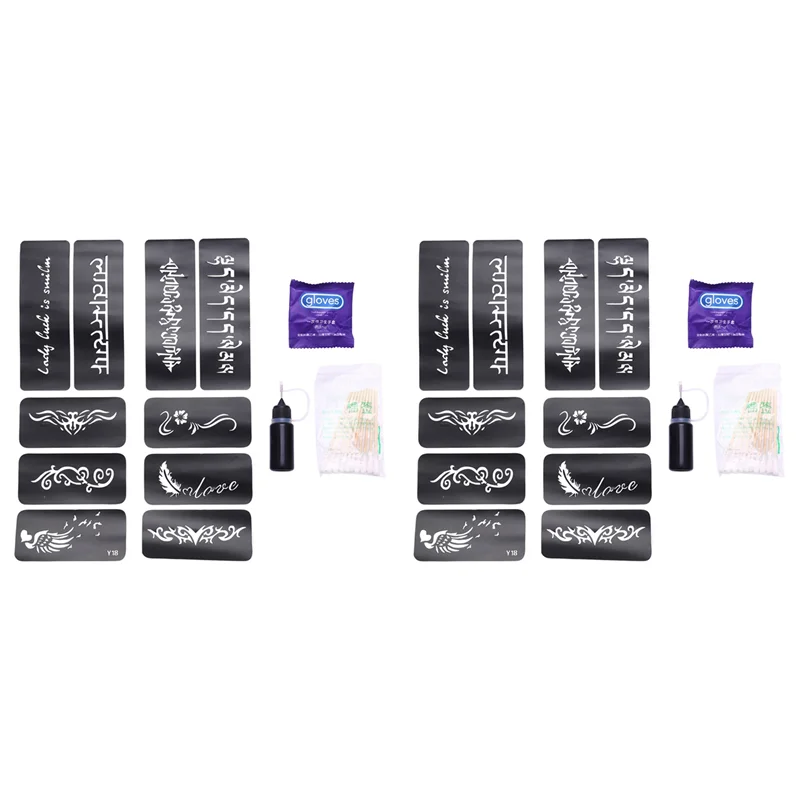 Organic Jagua Fruit Temporary Tattoo Ink – 10ml 2-Pack Temporary Tattoo Ink SWANS