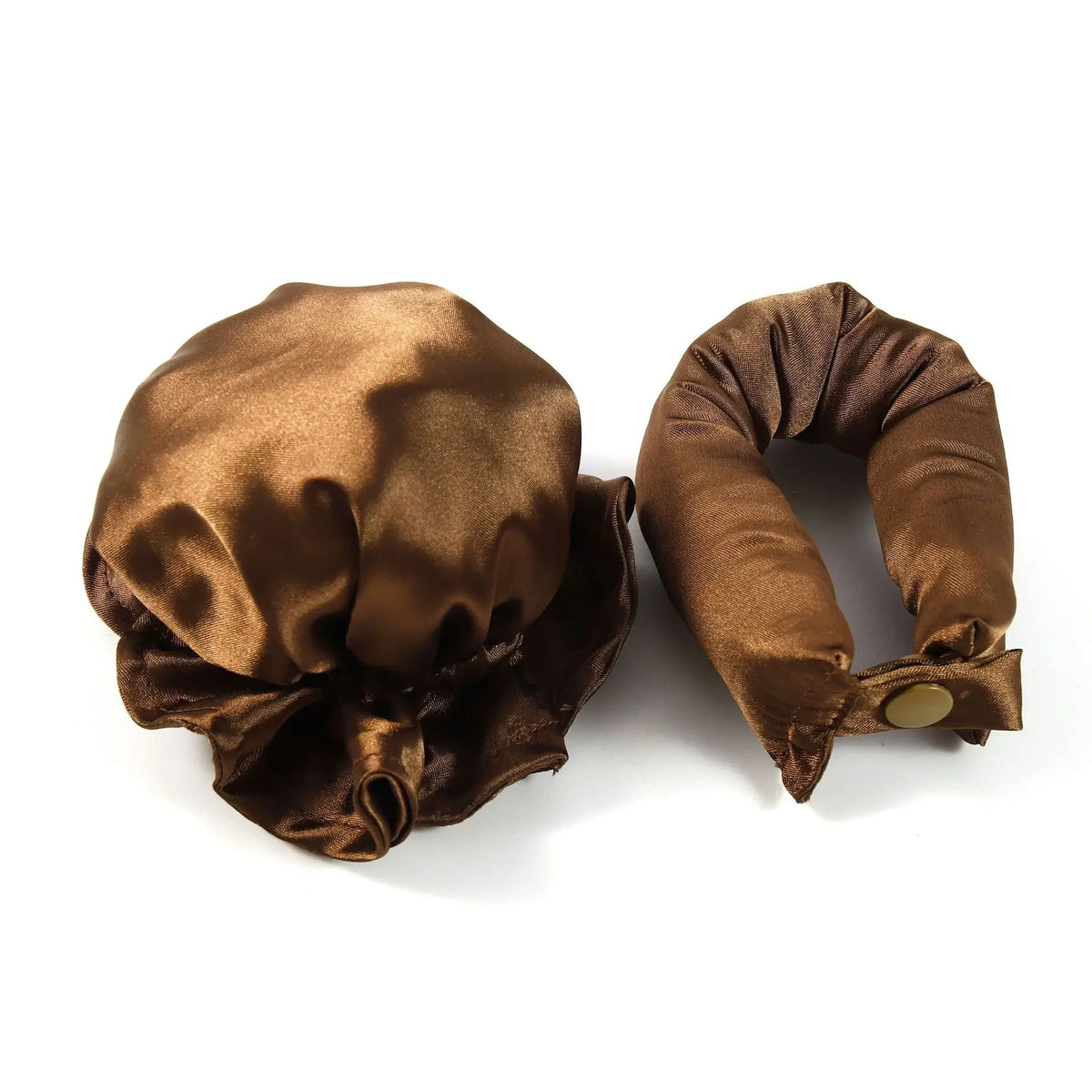Heatless Hair Curler – Foam Silk Curling Rod Headband Set Heatless Hair Curler SWANS Dark Brown