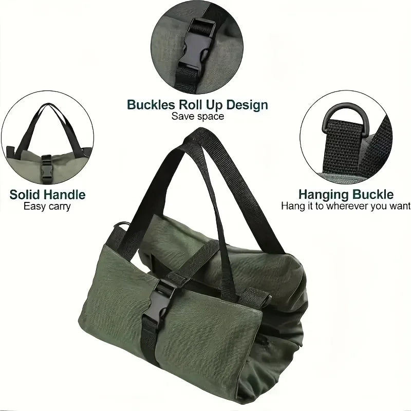 SWANS Waterproof Oxford Roll-Up Tool Bag – Multi-Pocket Roll-Up Tool Bag SWANS