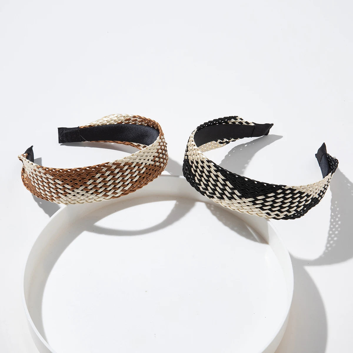 4cm Wide Rattan Knotted Headband – Non-Slip Women's Hair Hoop Knotted Headband SWANS