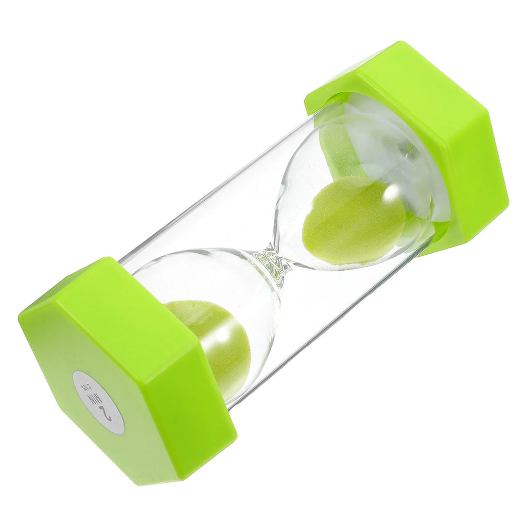 Light Green Hexagon Sand Timer – 2 Minute Visual Hourglass Sand Timer Hourglass SWANS
