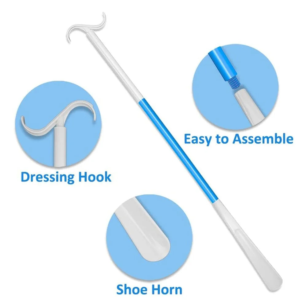 SWANS Adjustable Long Handle Shoe Horn & Dressing Aid Set Dressing Aid Set SWANS