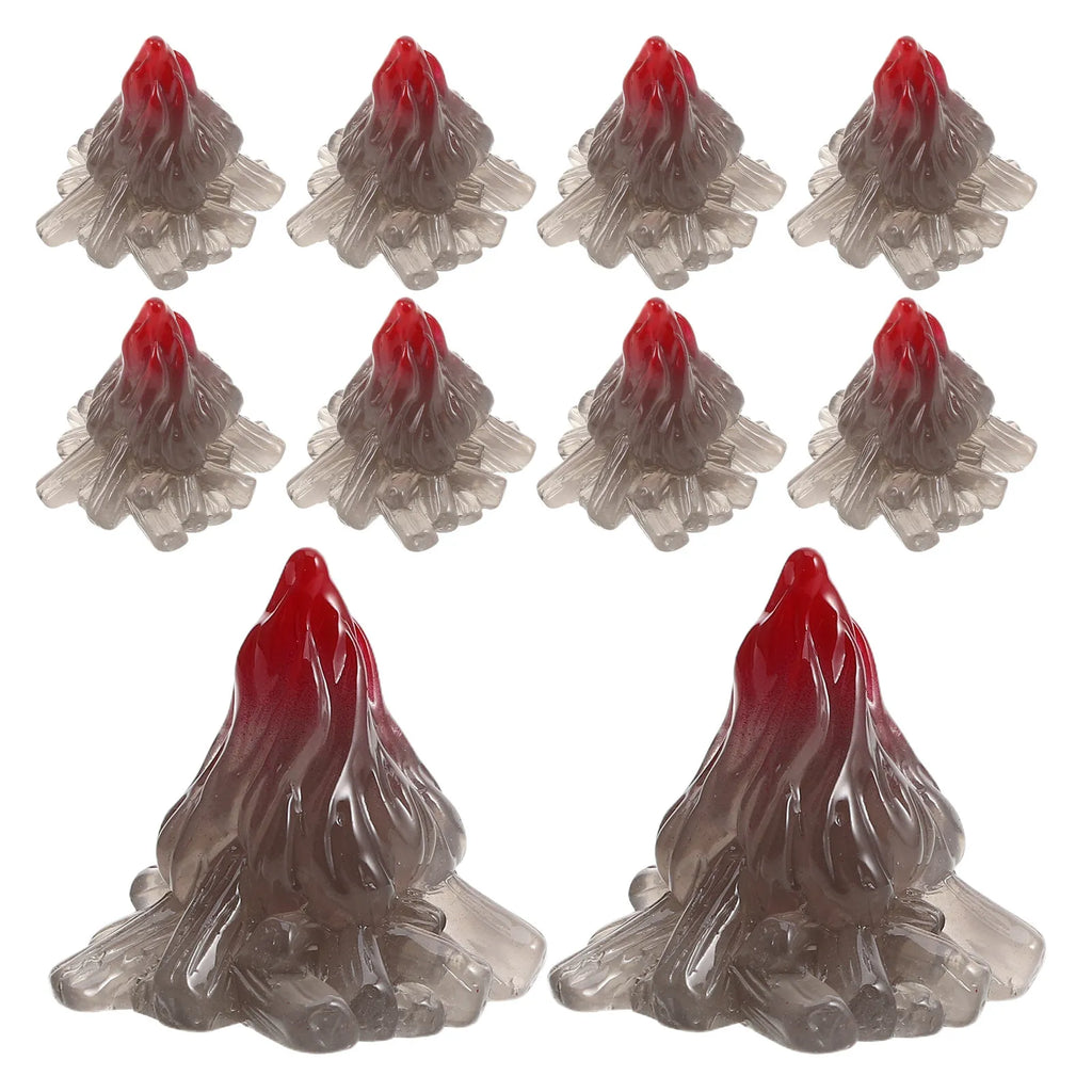 10-Pack Mini Volcano Resin Figurines – Aquarium & Fairy Garden Resin Décor Figurines SWANS