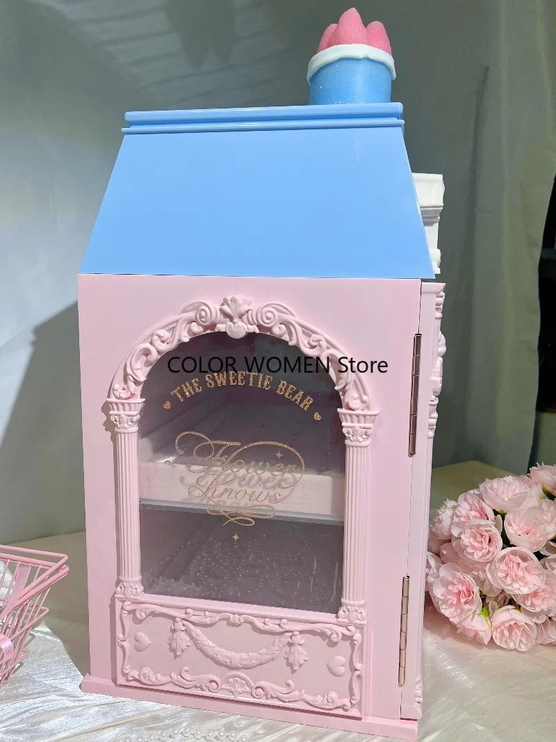 FLOWER KNOWS Sweetie Bear Large Gift Box – Empty Makeup Storage Makeup Gift Box SWANS