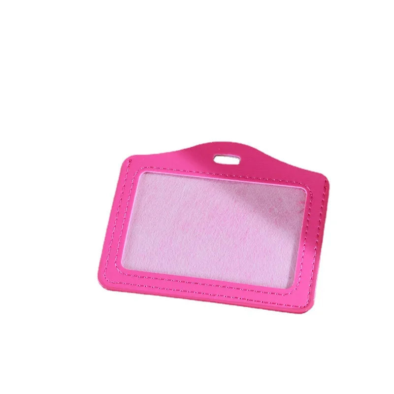 Transparent Acrylic ID Card Holder with Cartoon Keychain Card & ID Holder SWANS Red United States