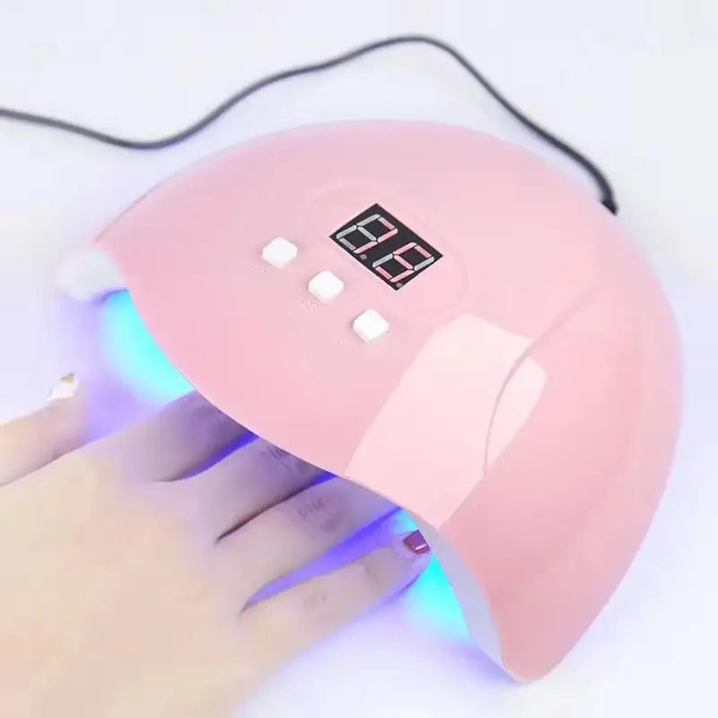 YOVIP 60W UV LED Gel Nail Lamp – Auto Sensor, 3 Timer Presets UV LED Nail Lamp SWANS