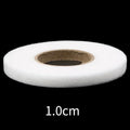 2-Pack Iron-On Hem Tape – Double-Sided Fusible Web Black & White Iron-On Hem Tape SWANS White 1CM 2PCS