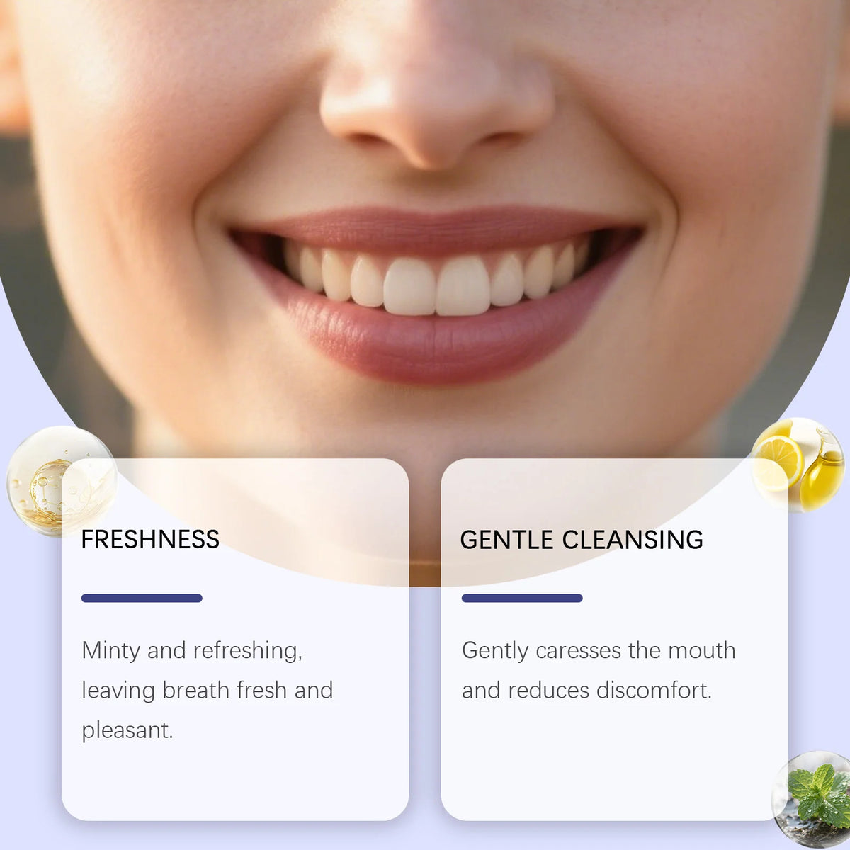 SWANS Teeth Whitening Mouthwash – Fresh Breath & Gum Care Whitening Mouthwash SWANS