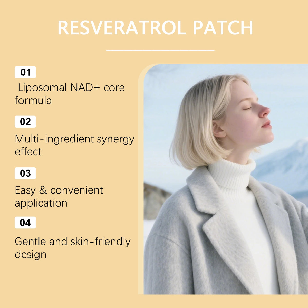 NAD+ Body Care Patch – Skin-Friendly Daily Wellness 30pc Body Care Patch SWANS
