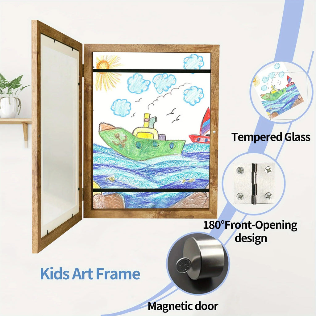 Kids Art Display Frame – Front Opening Changeable Artwork Frame Kids Artwork Frame SWANS