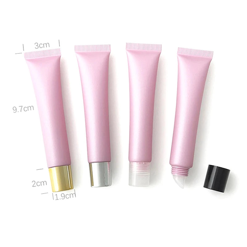 20ml Refillable Squeeze Tubes for Lip Gloss, Cream & Oils Refillable Cosmetic Tubes SWANS