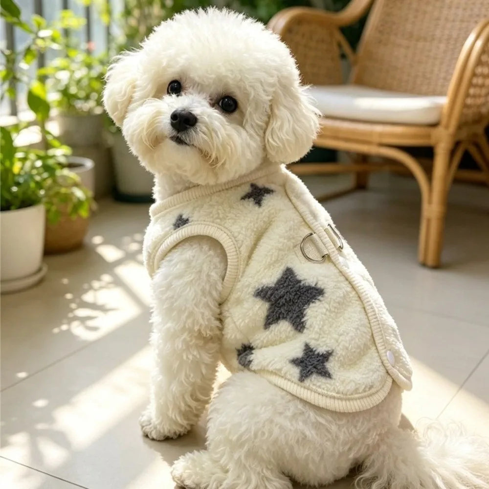 Windproof Fleece-Lined Dog Coat – Warm Winter Pet Hoodie Pet Winter Coat SWANS Grey XXL