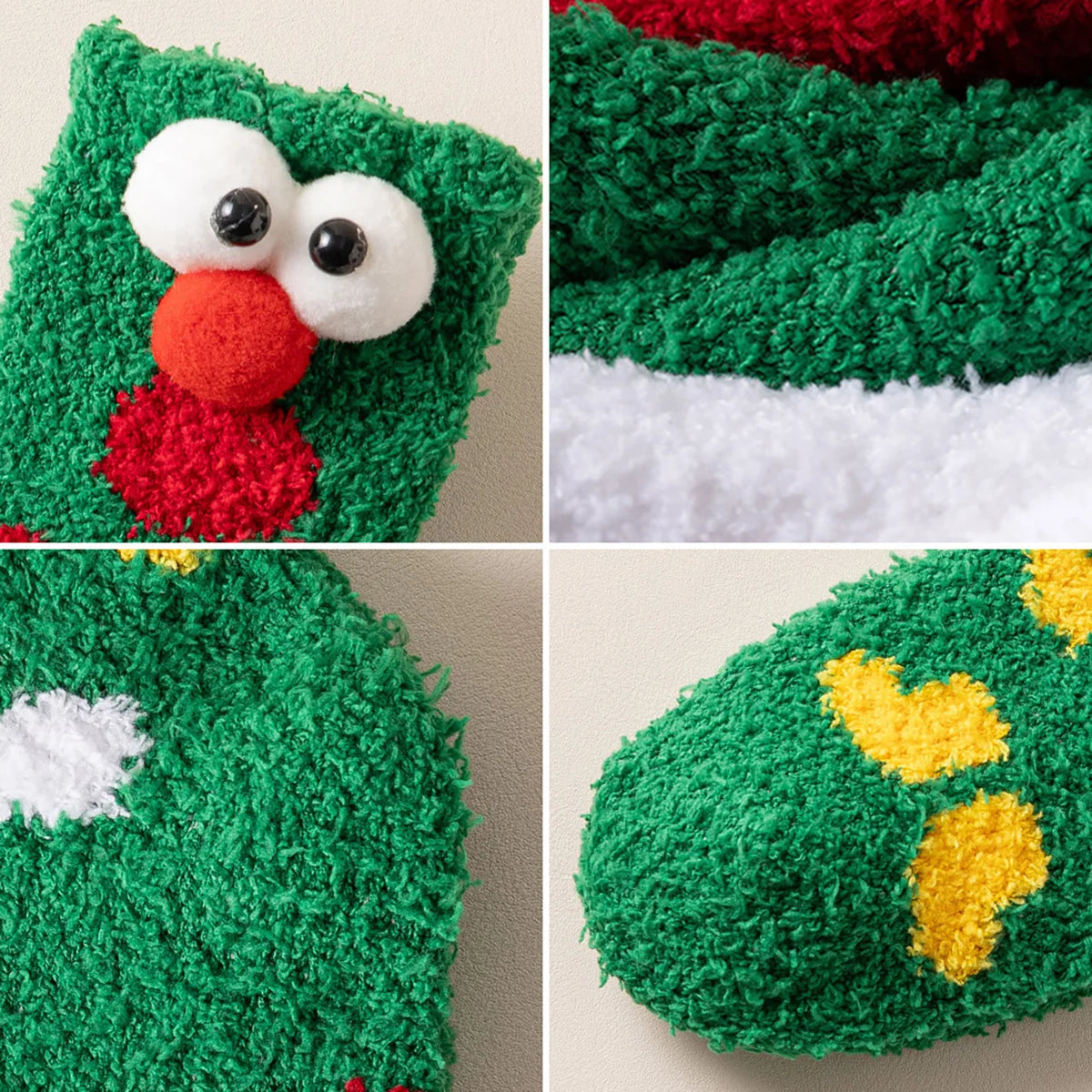Women's Christmas Plush Thermal Socks – Cozy Velvet Mid-Calf Thermal Plush Socks SWANS