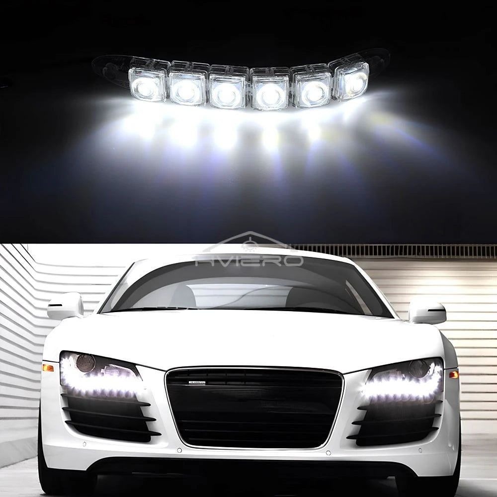 HVIERO Flexible LED DRL Strip 12V IP67 – Daytime Running Light LED DRL Strip Light SWANS