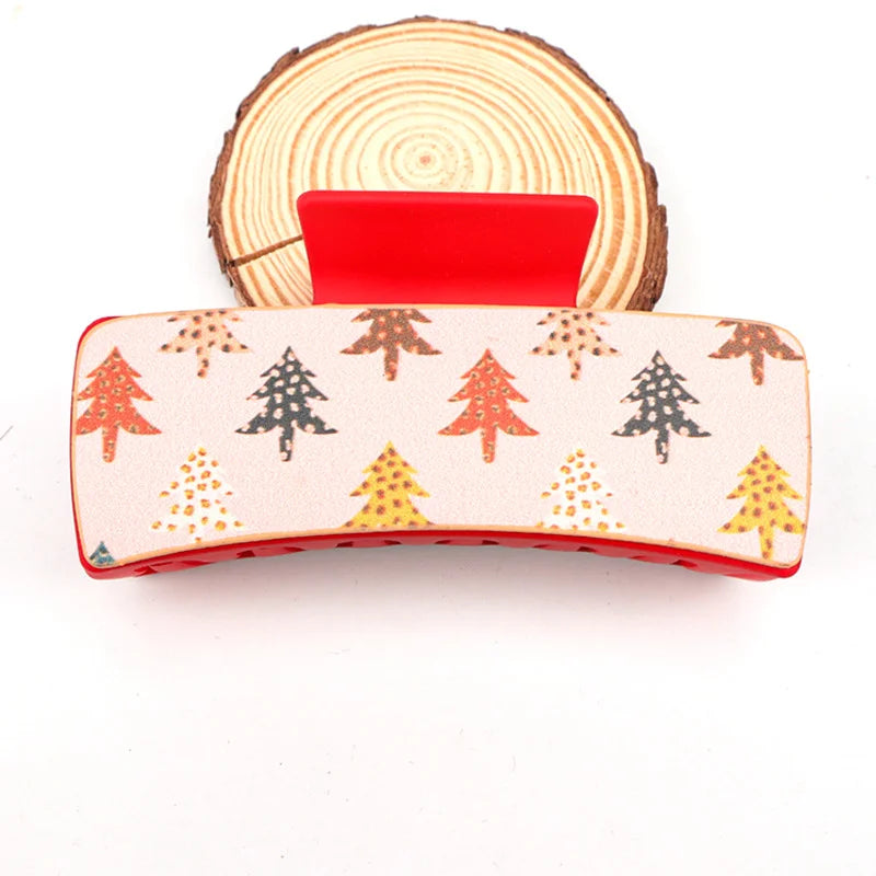 Vintage Cowboy PU Leather Hair Claw Clip for Women Hair Claw Clip SWANS 1 PC 02
