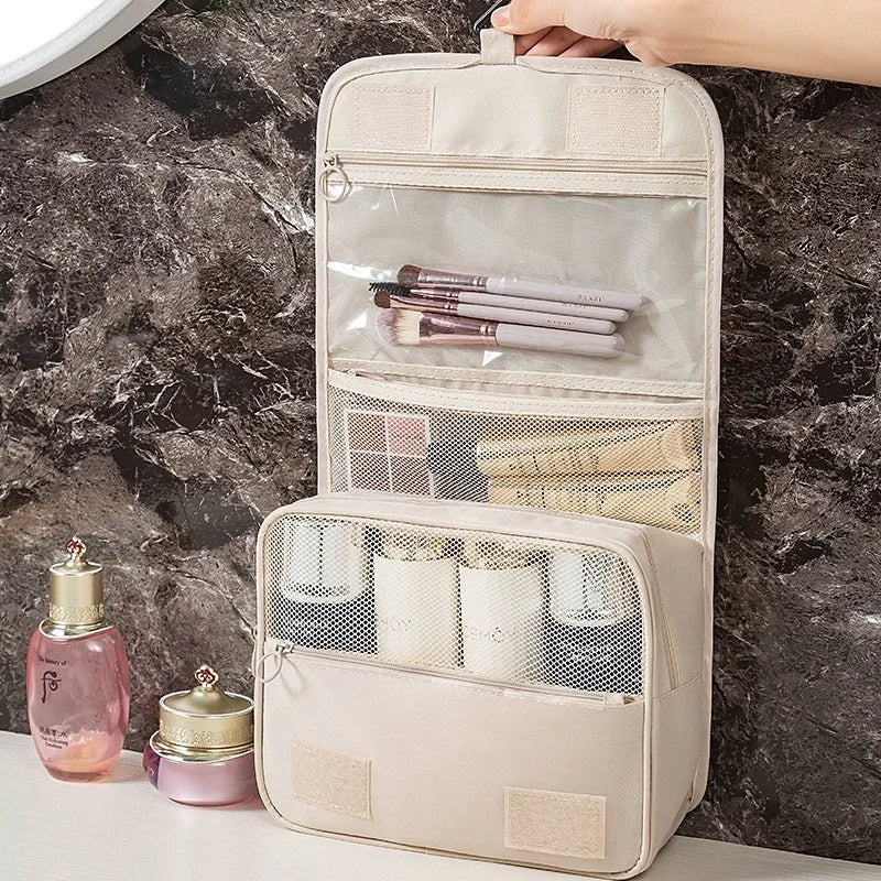 SWANS Hanging Travel Toiletry Bag – Water-Resistant Cosmetic Organizer Travel Toiletry Bag SWANS