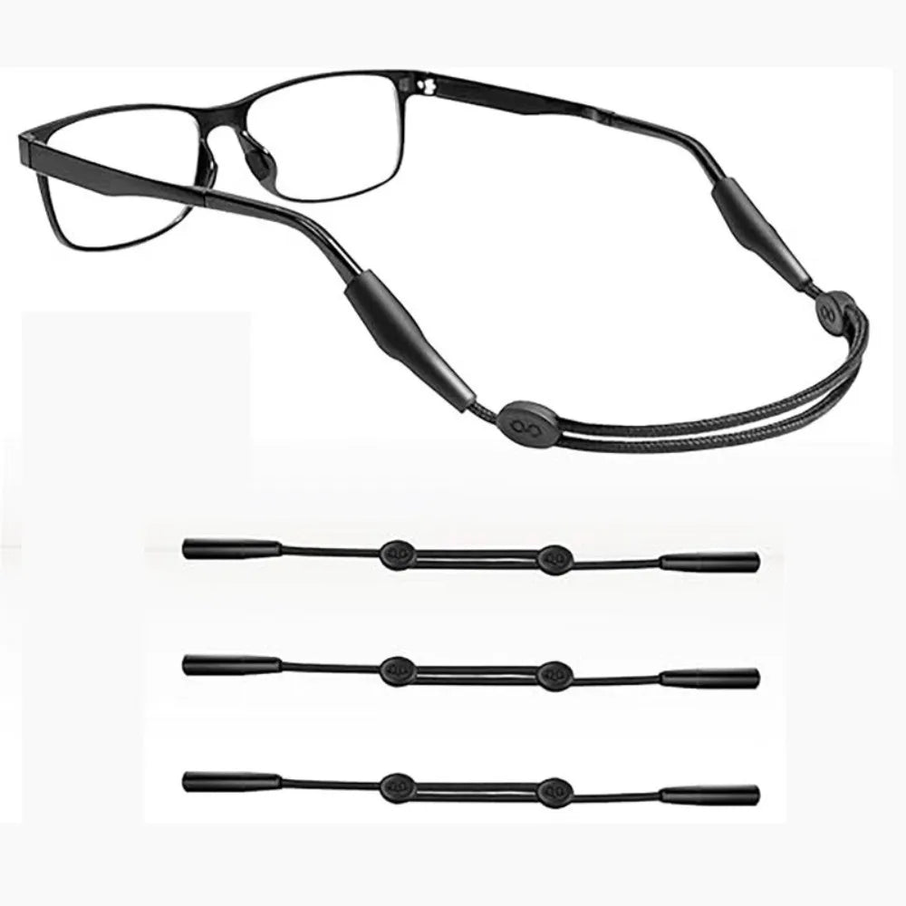 SWANS Silicone Glasses Strap – Adjustable Anti-Slip Eyeglass Cord Eyeglass Strap SWANS