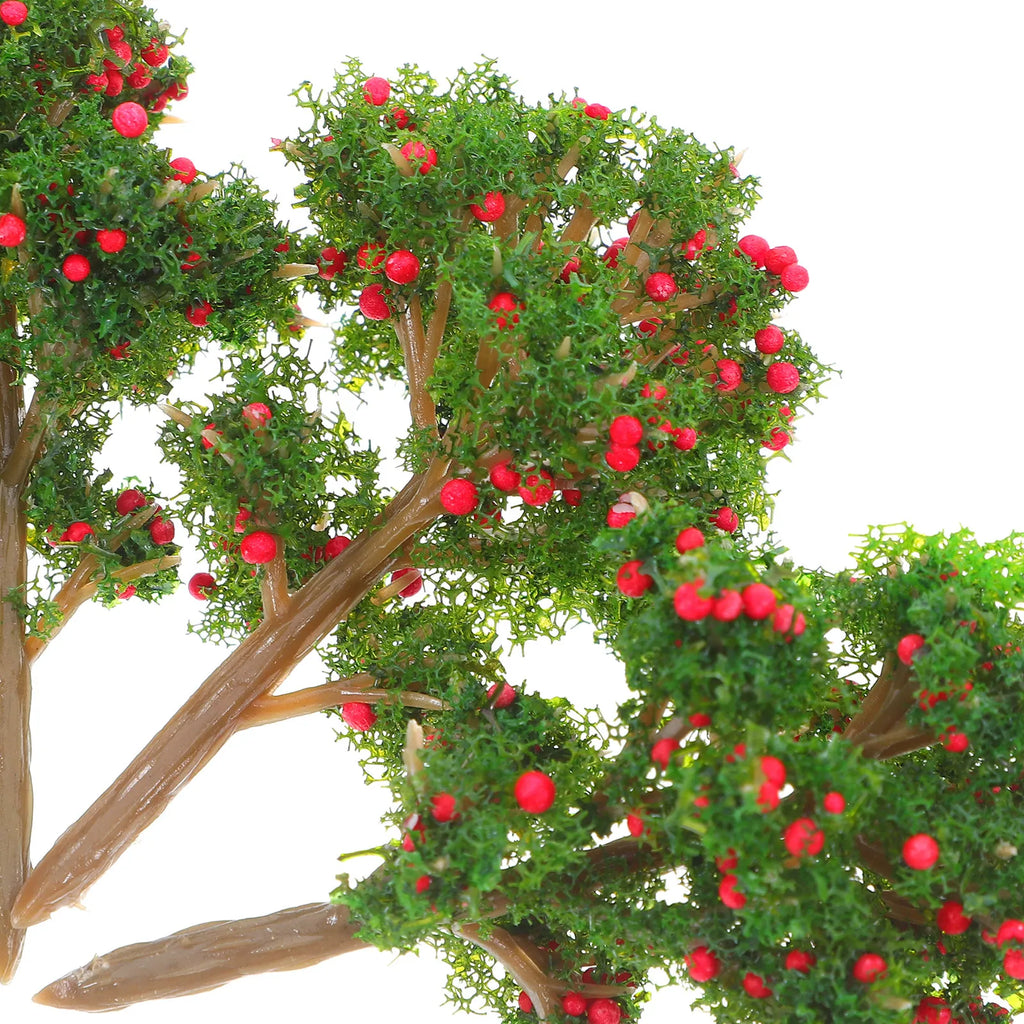 6-Pack Miniature Artificial Fruit Trees – DIY Sand Table Décor Miniature Artificial Trees SWANS