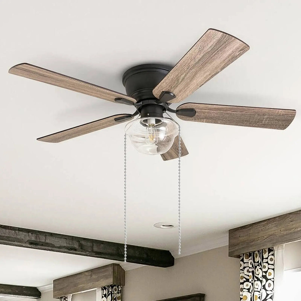 Decorative Ceiling Fan Pull Chain Extension – Metal Beaded Fan Pull Chain Extension SWANS