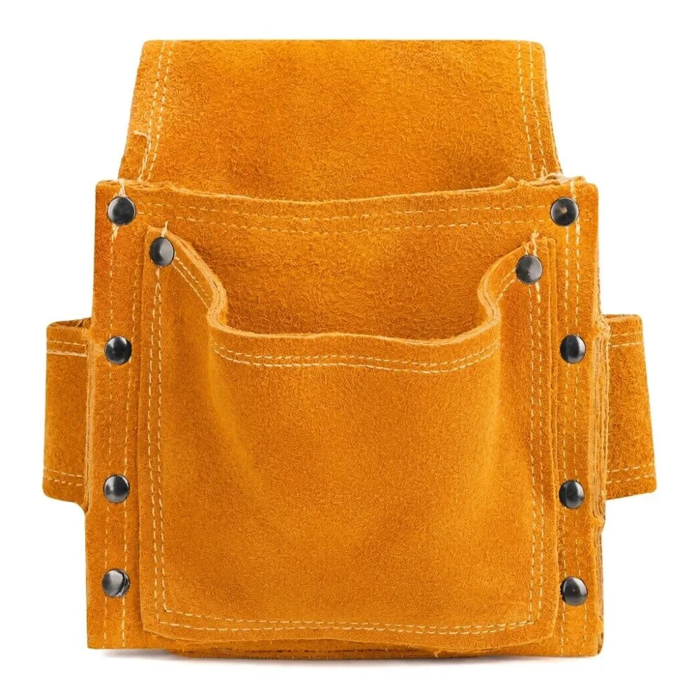 SWANS Genuine Leather Tool Waist Bag – Heavy-Duty Belt Pouch Leather Tool Pouch SWANS