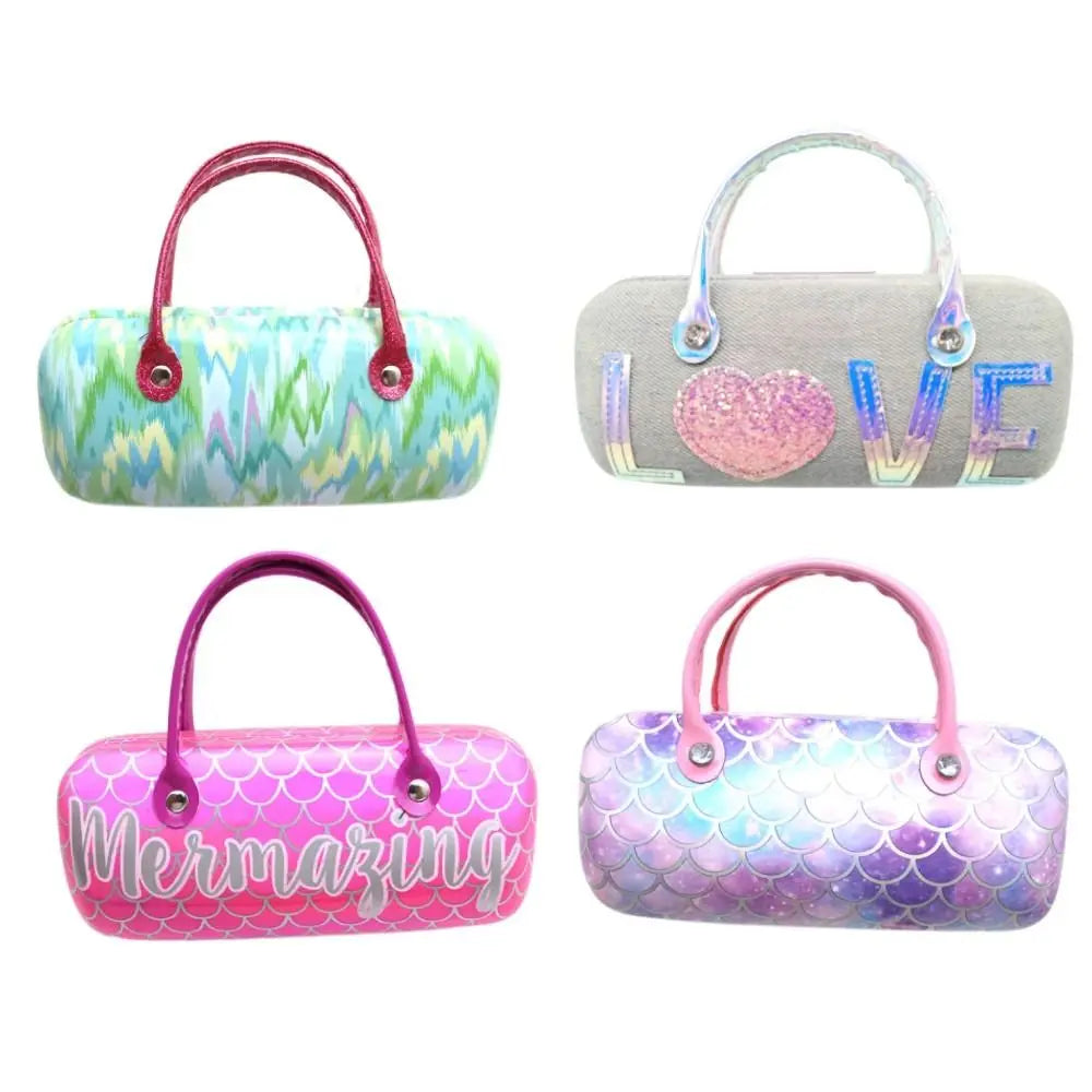 Women's Cartoon Glasses Case – Portable Eyewear Bag Eyewear Case SWANS