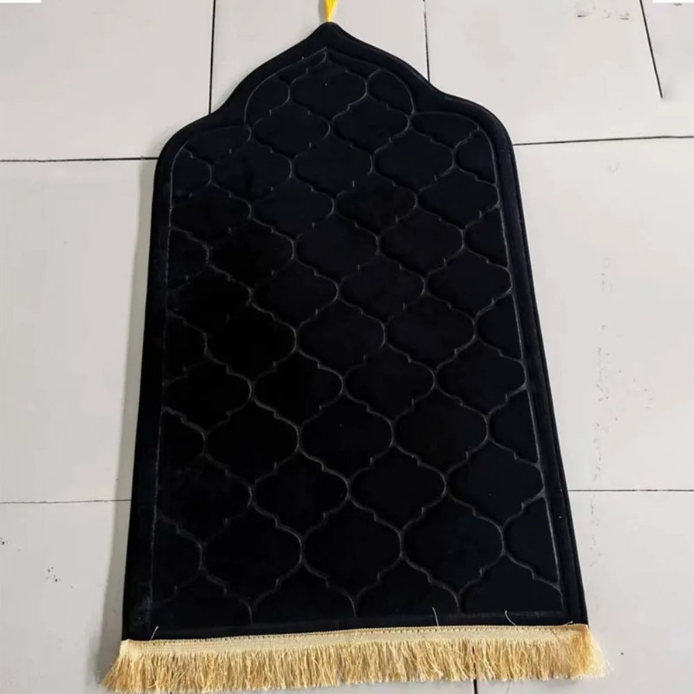 Soft Flannel Muslim Prayer Mat – Non-Slip Thickened Rug 65×115cm Prayer Mat Rug SWANS 7