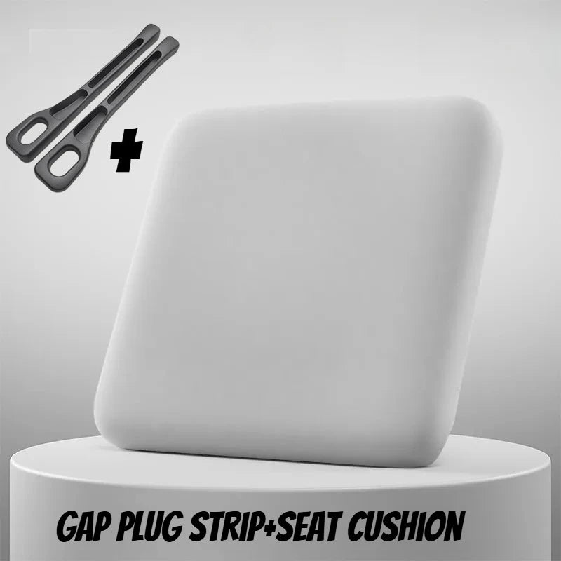 2-Pack Foam Car Seat Cushion & Gap Filler with Organizer Car Seat Cushion SWANS grey