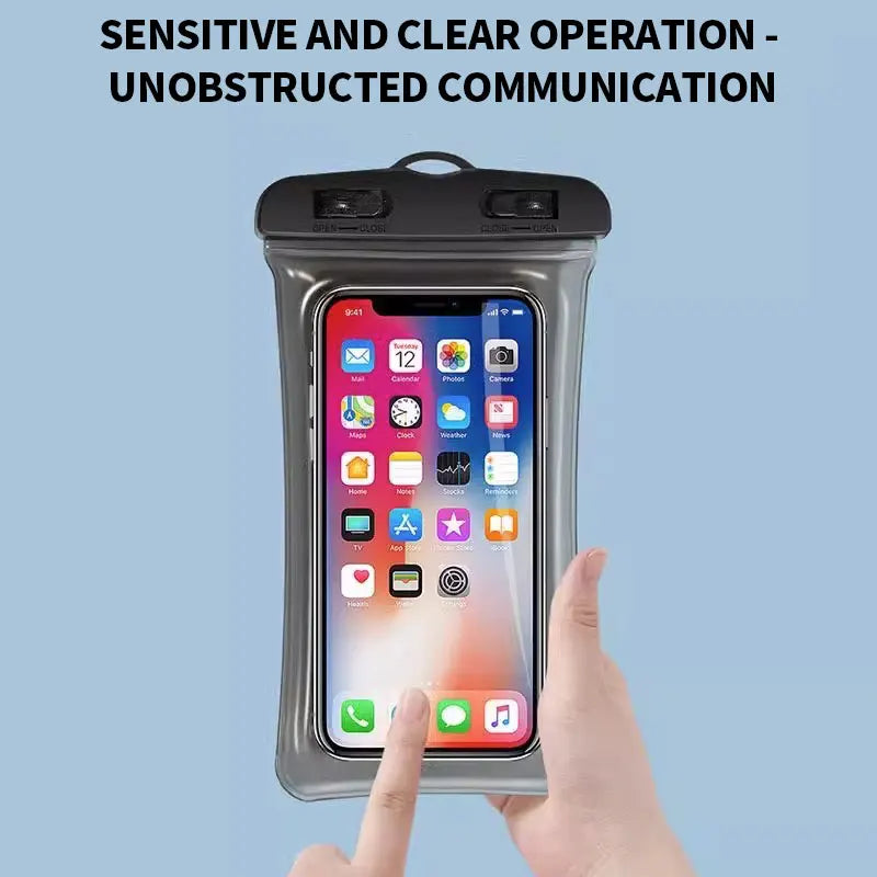 Waterproof Phone Pouch 6" – Dry Bag for Swimming & Beach Waterproof Phone Pouch SWANS