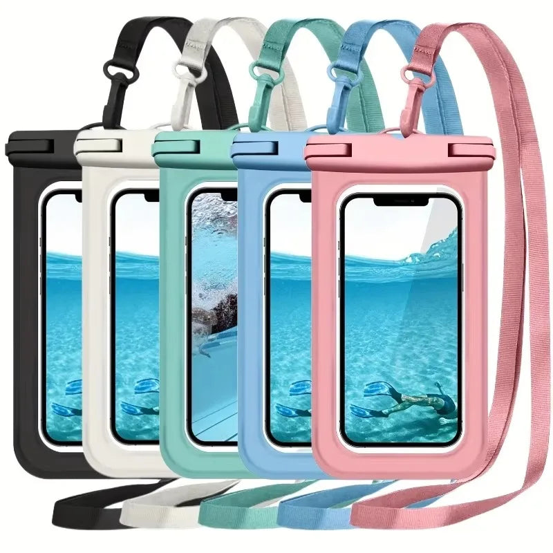 Universal Clear Waterproof Phone Dry Bag – EVA Swimming Case Waterproof Phone Bag SWANS