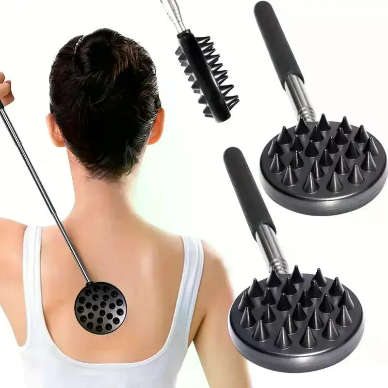 Telescopic Back Scratcher & Massager – Extends to 25" Back Scratcher Massager SWANS