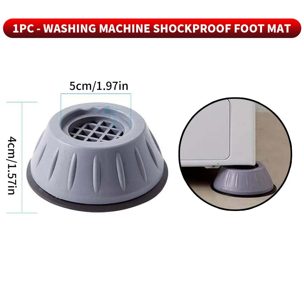 Washing Machine Silicone Anti-Vibration Foot Pads 1/4/8 Pack Appliance Foot Pads SWANS 1 PC