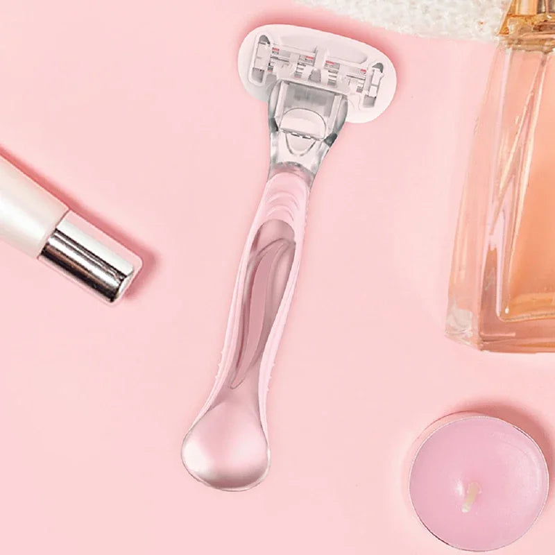 YUNCHi Women's 5-Blade Body Razor – 2 Replacement Heads Women's Body Razor SWANS