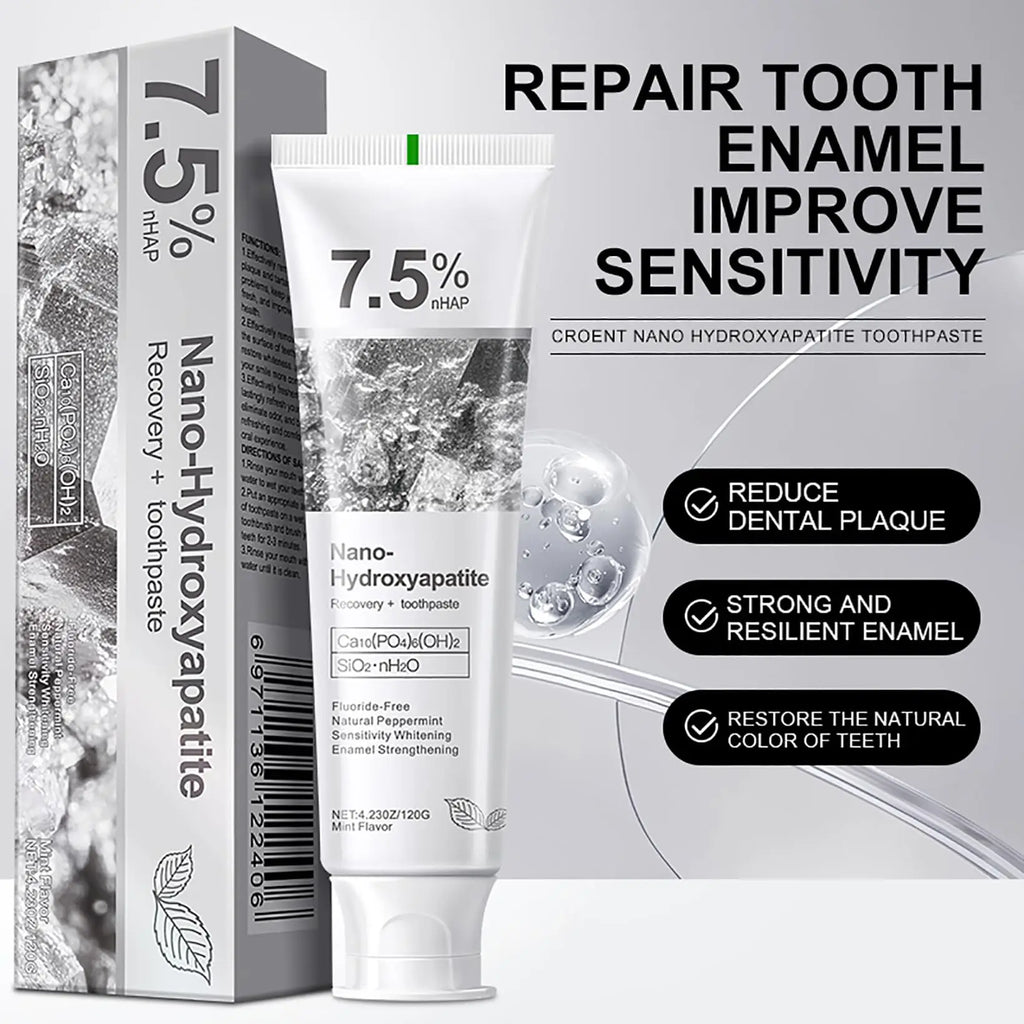 SWANS 7.5% Hydroxyapatite Toothpaste – Enamel & Sensitive Care Hydroxyapatite Toothpaste SWANS