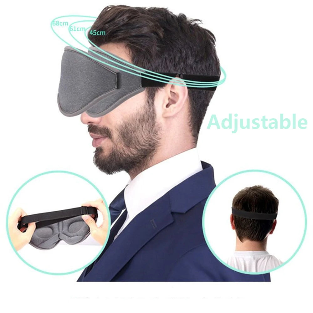 SWANS 3D Contoured Sleep Eye Mask – 100% Light Blocking Sleep Eye Mask SWANS