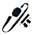 Mini Canvas Crossbody Coin Purse – Phone & Card Bag Mini Crossbody Purse SWANS Black