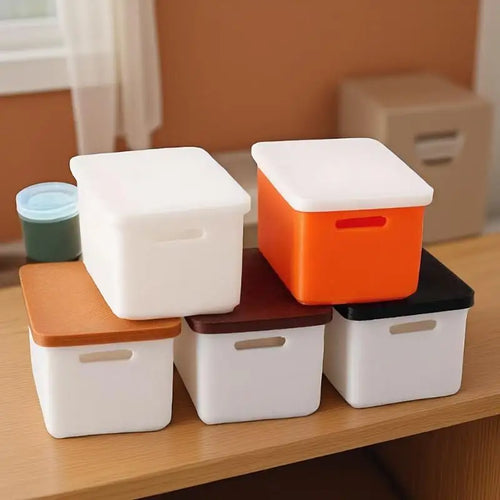1/12 Dollhouse Miniature Food Storage Boxes with Lids – 4pcs Dollhouse Miniature Accessory SWANS