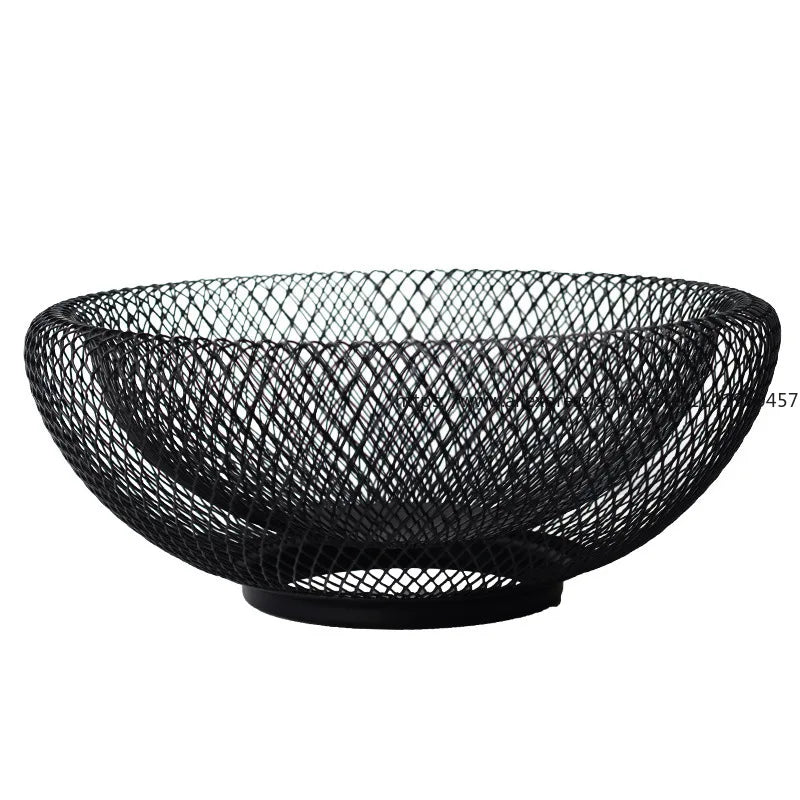 Nordic Double-Layer Wire Mesh Fruit & Snack Basket | SWANS Wire Mesh Fruit Basket SWANS