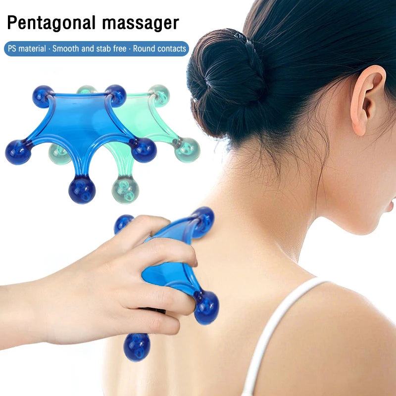 5-Ball Acupressure Handheld Massager – Trigger Point Tool Handheld Massager SWANS